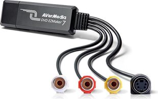 AVerMedia DVD EZMAKER 7 USB VIDEO GRABBER (61C039XX00BH) kaina ir informacija | Avermedia Kompiuterinė technika | pigu.lt