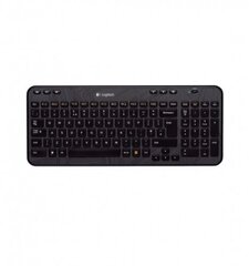 Belaidė Logitech K360 klaviatūra, juoda kaina ir informacija | Klaviatūros | pigu.lt
