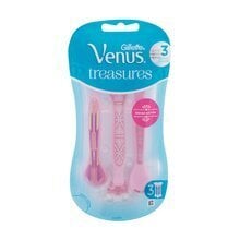 Одноразовые бритвы для женщин Gillette Venus Treasures Oange 3 шт. цена и информация | Косметика и средства для бритья | pigu.lt