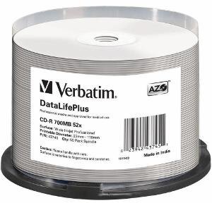 Verbatim CD-R 52x 700MB цена и информация | Vinilinės plokštelės, CD, DVD | pigu.lt