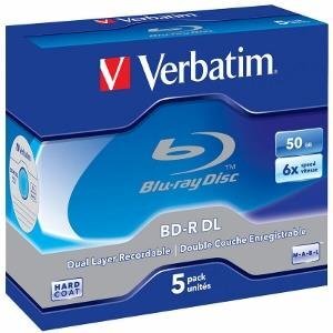 Verbatim BD-R DL 6x 5P Jewel 50 GB 43748 цена и информация | Vinilinės plokštelės, CD, DVD | pigu.lt