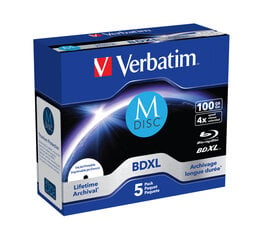 Диски Verbatim BD-R 4x 100GB цена и информация | Виниловые пластинки, CD, DVD | pigu.lt