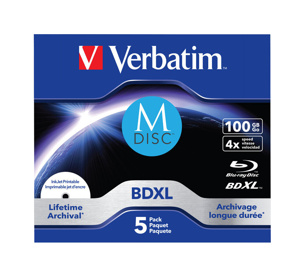 Verbatim BD-R 4x 100GB kaina ir informacija | Vinilinės plokštelės, CD, DVD | pigu.lt