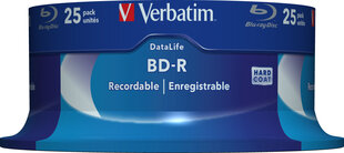 Verbatim Datalife 6x BD-R 25 ГБ 25 шт. цена и информация | Виниловые пластинки, CD, DVD | pigu.lt