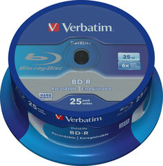 Verbatim BD-R 25 GB kaina ir informacija | Vinilinės plokštelės, CD, DVD | pigu.lt