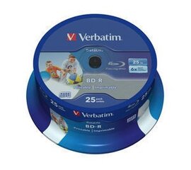 Verbatim BD-R 6x 25GB kaina ir informacija | Vinilinės plokštelės, CD, DVD | pigu.lt