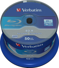 Verbatim BD-R 43838 цена и информация | Виниловые пластинки, CD, DVD | pigu.lt