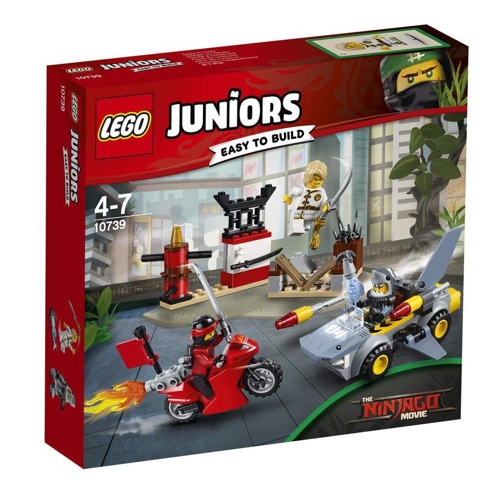 10739 LEGO® JUNIORS Ryklių puolimas kaina ir informacija | Konstruktoriai ir kaladėlės | pigu.lt