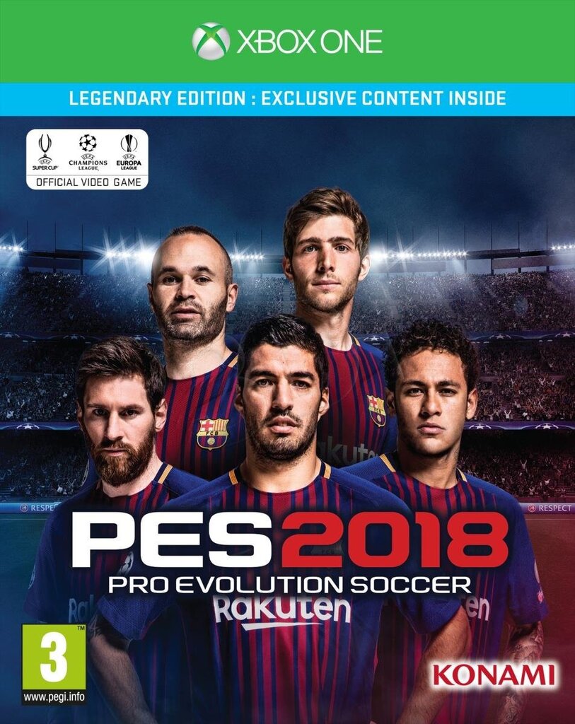 Žaidimas Pro Evolution Soccer PES 2018 - Legendary Edition (Xbox One) цена и информация | Kompiuteriniai žaidimai | pigu.lt
