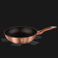 Berlinger Haus Rosegold WOK keptuvė, 28 cm цена и информация | Keptuvės | pigu.lt