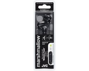 JVC HA-FX38M-B-E Marshmallow наушники с пультом и микрофоном черный цена и информация | Теплая повязка на уши, черная | pigu.lt