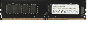 V7 DDR4 4GB, 2400MHz, CL17 V7192004GBD цена и информация | Оперативная память (RAM) | pigu.lt