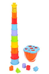 Kibirėlių rinkinys - rūšiuoklis Smiki kaina ir informacija | Žaislai kūdikiams | pigu.lt