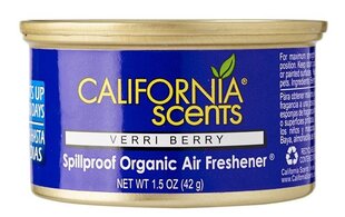 Automobilinis oro gaiviklis California Scents Verri Berry kaina ir informacija | California Scents Autoprekės | pigu.lt