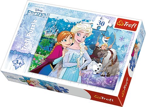 Dėlionė Trefl Frozen (Ledo šalis), 30 d. kaina ir informacija | Dėlionės (puzzle) | pigu.lt