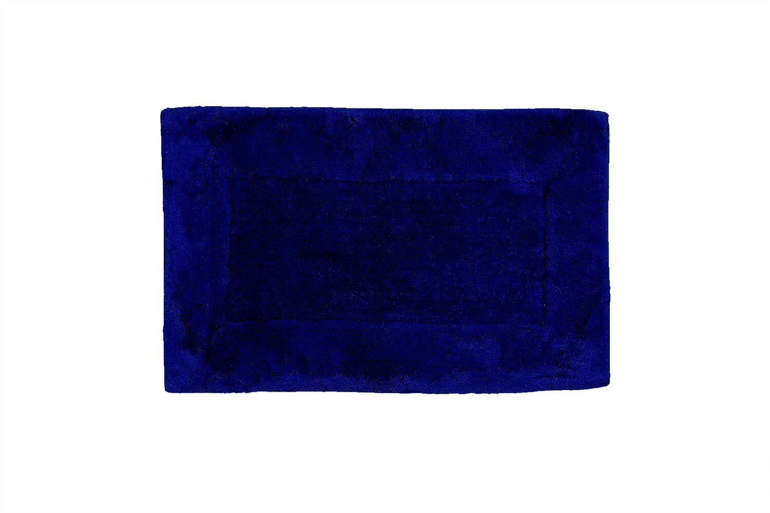 Minkštas medvilnės kilimėlis Softy Blue, 50x80 cm kaina ir informacija | Vonios kambario aksesuarai | pigu.lt