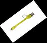 USB Lightning Keychain cable 12cm By Celly Green kaina ir informacija | Kabeliai ir laidai | pigu.lt