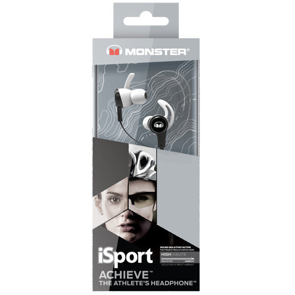 Monster iSport Achieve kaina ir informacija | Ausinės | pigu.lt