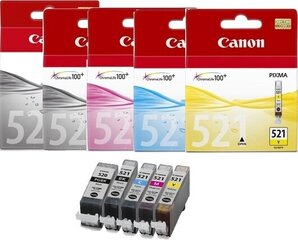 Spausdintuvo kasetė Canon CLI-521, žydra kaina ir informacija | Kasetės rašaliniams spausdintuvams | pigu.lt