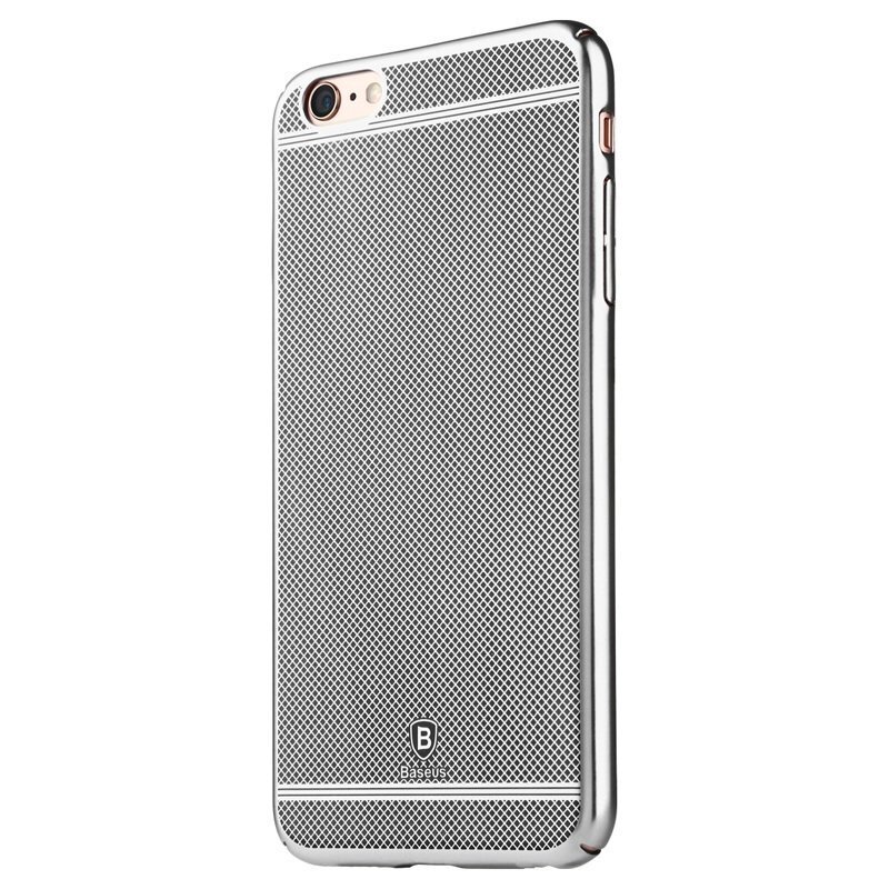 Baseus Glory Case Impact Silicone Case for Apple iPhone 6 / 6S Plus Silver цена и информация | Telefono dėklai | pigu.lt