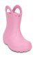 Crocs™ guminiai batai vaikams Kids' Handle It Rain Boot, Carnation kaina ir informacija | Guminiai batai vaikams | pigu.lt