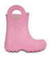 Crocs™ guminiai batai vaikams Kids' Handle It Rain Boot, Carnation kaina ir informacija | Guminiai batai vaikams | pigu.lt