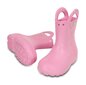 Crocs™ guminiai batai vaikams Kids' Handle It Rain Boot, Carnation kaina ir informacija | Guminiai batai vaikams | pigu.lt