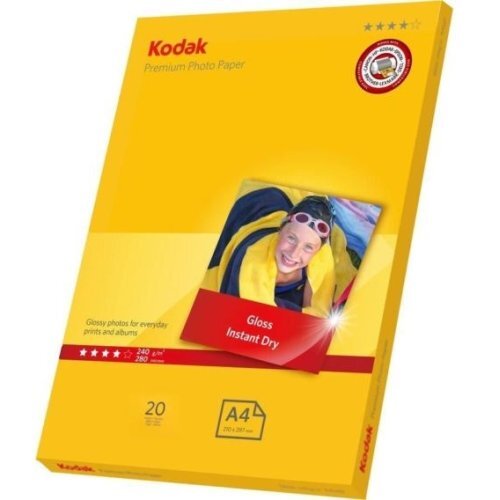 Blizgus Kodak A4 240G / M2 fotopopierius 20 lapų цена и информация | Kanceliarinės prekės | pigu.lt