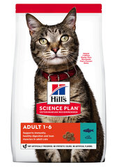 Сухой корм Hill's Science Plan Feline Adult Optimal Care Tuna, 5 кг цена и информация | Сухой корм для кошек | pigu.lt