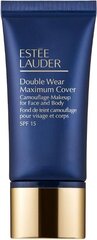 Makiažo pagrindas Estée Lauder Double Wear Maximum Cover Camouflage Makeup Face and Body Creamy Vanilla, 30 ml kaina ir informacija | Makiažo pagrindai, pudros | pigu.lt