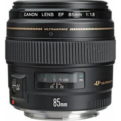 Canon EF 85 мм f/1.8 USM цена и информация | Объективы | pigu.lt