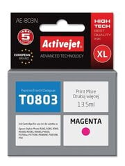 Kasetė rašaliniams spausdintuvams „Activejet AE-803N" skirta Epson T0803, XL,13.5 ml., magenta kaina ir informacija | Kasetės rašaliniams spausdintuvams | pigu.lt