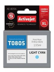 Картридж ActiveJet AE-805N, Epson T0805 XL High Ink Cartridge, голубой цена и информация | Картриджи для струйных принтеров | pigu.lt