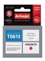 Kasetė rašaliniams spausdintuvams „Activejet AE-613R" skirta Epson T0613, XL, 20 ml., magenta kaina ir informacija | Kasetės rašaliniams spausdintuvams | pigu.lt