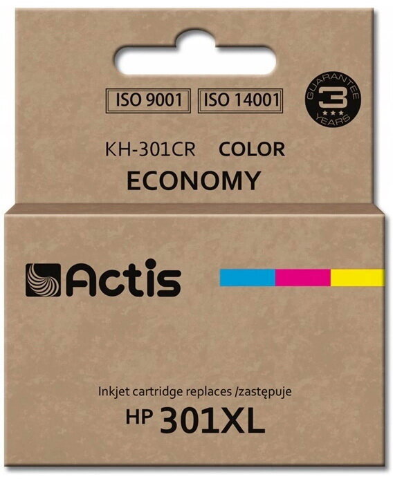 Rašalas Actis KH-301CR pakeičia HP 301XL CH564EE kaina ir informacija | Kasetės rašaliniams spausdintuvams | pigu.lt