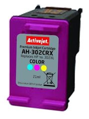 Чернильный картридж Activejet AH-302CRX (OEM: 302XL F6U65AE), для принтеров HP, цветной цена и информация | Картриджи для струйных принтеров | pigu.lt