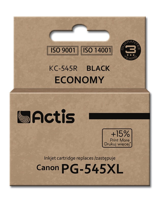 Actis KC-545R (Canon PG-545XL) XL rašalo talpos цена и информация | Kasetės rašaliniams spausdintuvams | pigu.lt