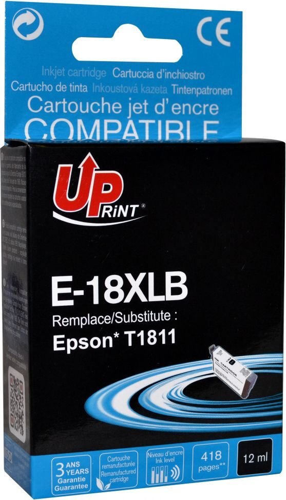 UPrint E-18XLB цена и информация | Kasetės rašaliniams spausdintuvams | pigu.lt
