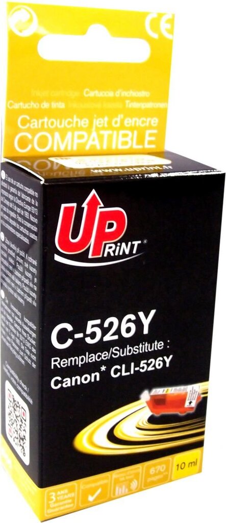 UPrint C-526Y цена и информация | Kasetės rašaliniams spausdintuvams | pigu.lt