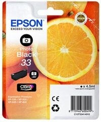 Epson C13T33414010, черный цена и информация | Картриджи для струйных принтеров | pigu.lt