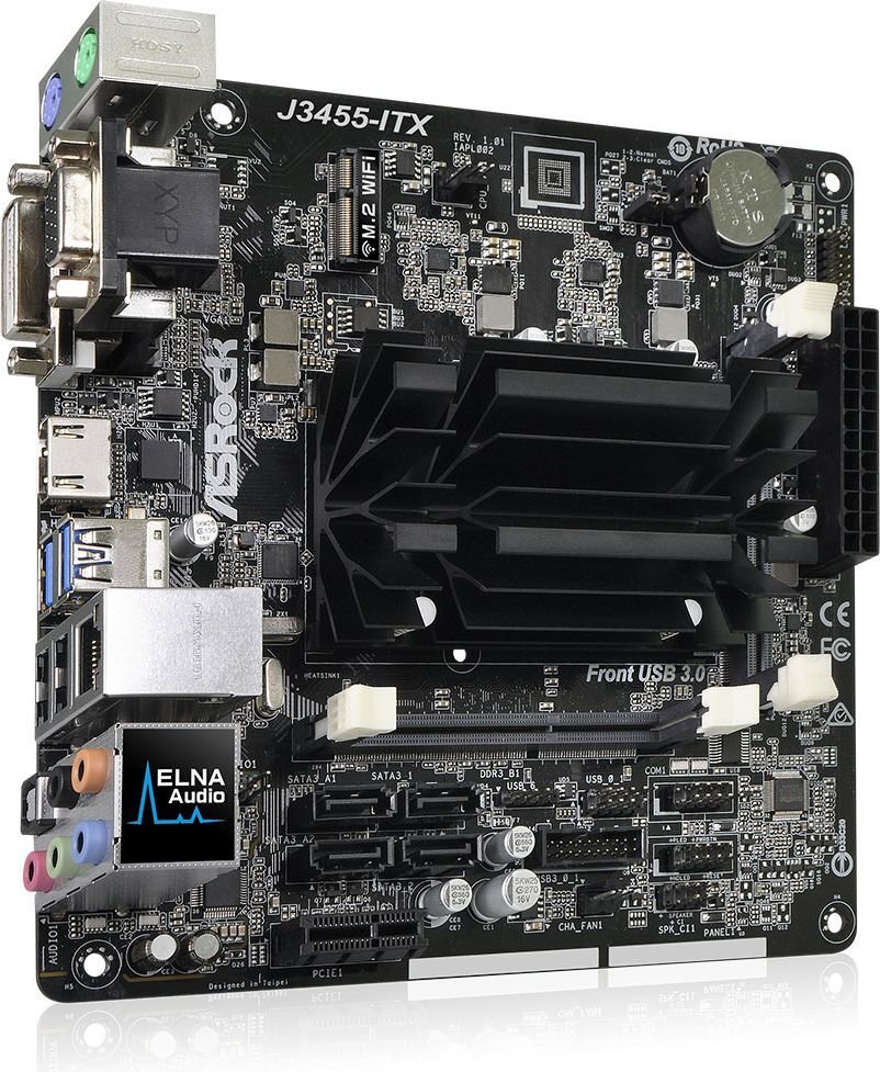 ASRock J3455-ITX kaina ir informacija | Pagrindinės plokštės | pigu.lt