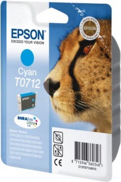 Epson T0712 цена и информация | Kasetės rašaliniams spausdintuvams | pigu.lt