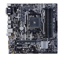 Asus Prime B350M-A kaina ir informacija | Pagrindinės plokštės | pigu.lt