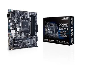 Asus Prime B350M-A kaina ir informacija | Pagrindinės plokštės | pigu.lt