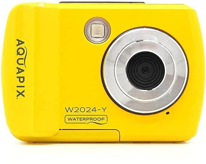EasyPix Aquapix W2024 Splash Yellow kaina ir informacija | Skaitmeniniai fotoaparatai | pigu.lt