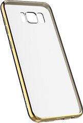 Devia Glitter Силиконовый Чехол для Apple iPhone 7 / 8 Прозрачный - Золотой цена и информация | Чехлы для телефонов | pigu.lt