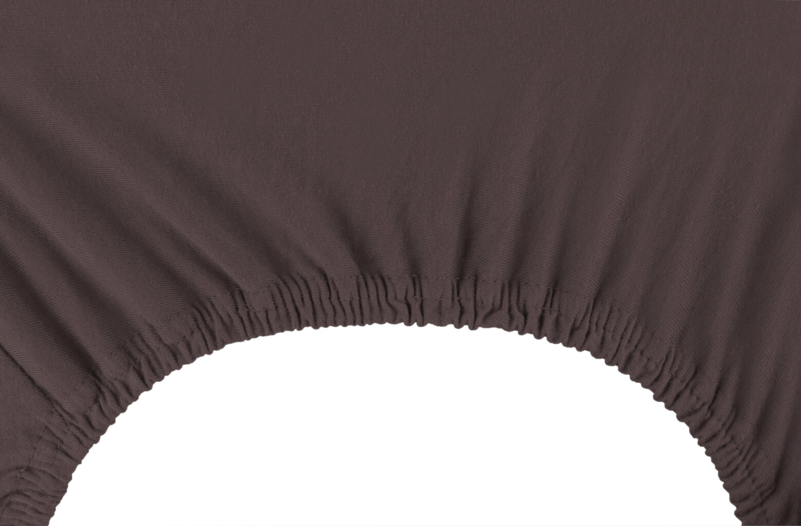 DecoKing jersey Amber Chocolate paklodė su guma čiužiniui, 180x200 arba 200x200 cm цена и информация | Paklodės | pigu.lt