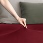 DecoKing jersey Amber Maroon paklodė su guma čiužiniui, 120x200 cm цена и информация | Paklodės | pigu.lt