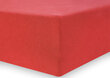 DecoKing jersey Amber Red paklodė su guma čiužiniui, 120x200 cm цена и информация | Paklodės | pigu.lt