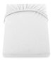 DecoKing jersey Amber White paklodė su guma čiužiniui, 200x220 cm kaina ir informacija | Paklodės | pigu.lt